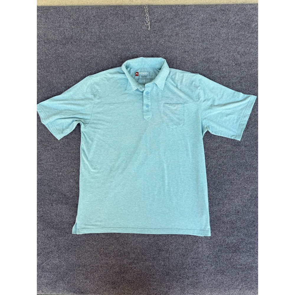PATAGONIA & SIMMS Mens polo bundle lot of 3 different size - Picture 10 of 11